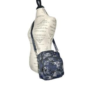 Lug | Women | Ranger Blue Camouflage Utility Travel Crossbody Shoulder Bag | OS